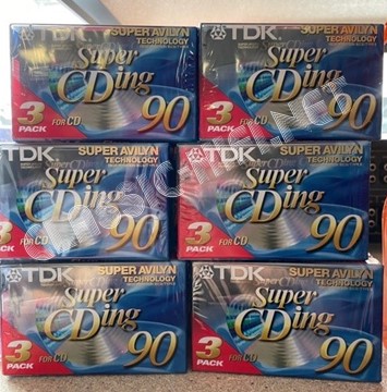 TDK Super CDing Blank Tapes